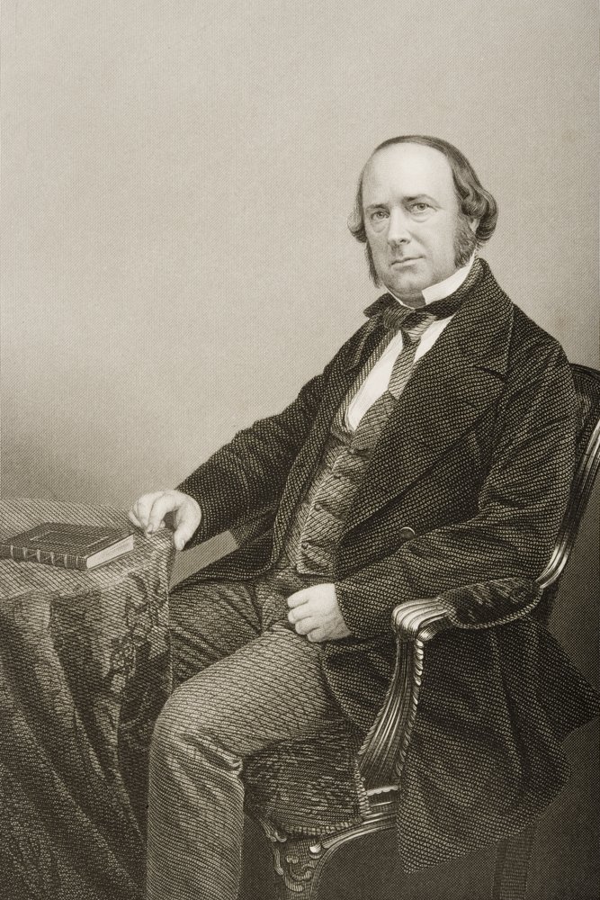Thomas Wright (1810-77) graviert von D.J. Pound nach einem Foto, aus 