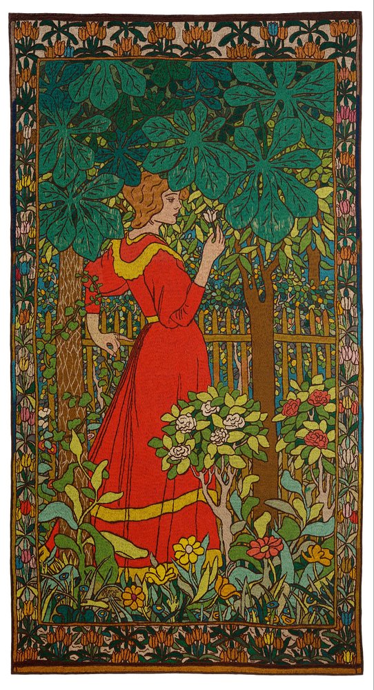 Dame in Rot von József Rippl-Rónai