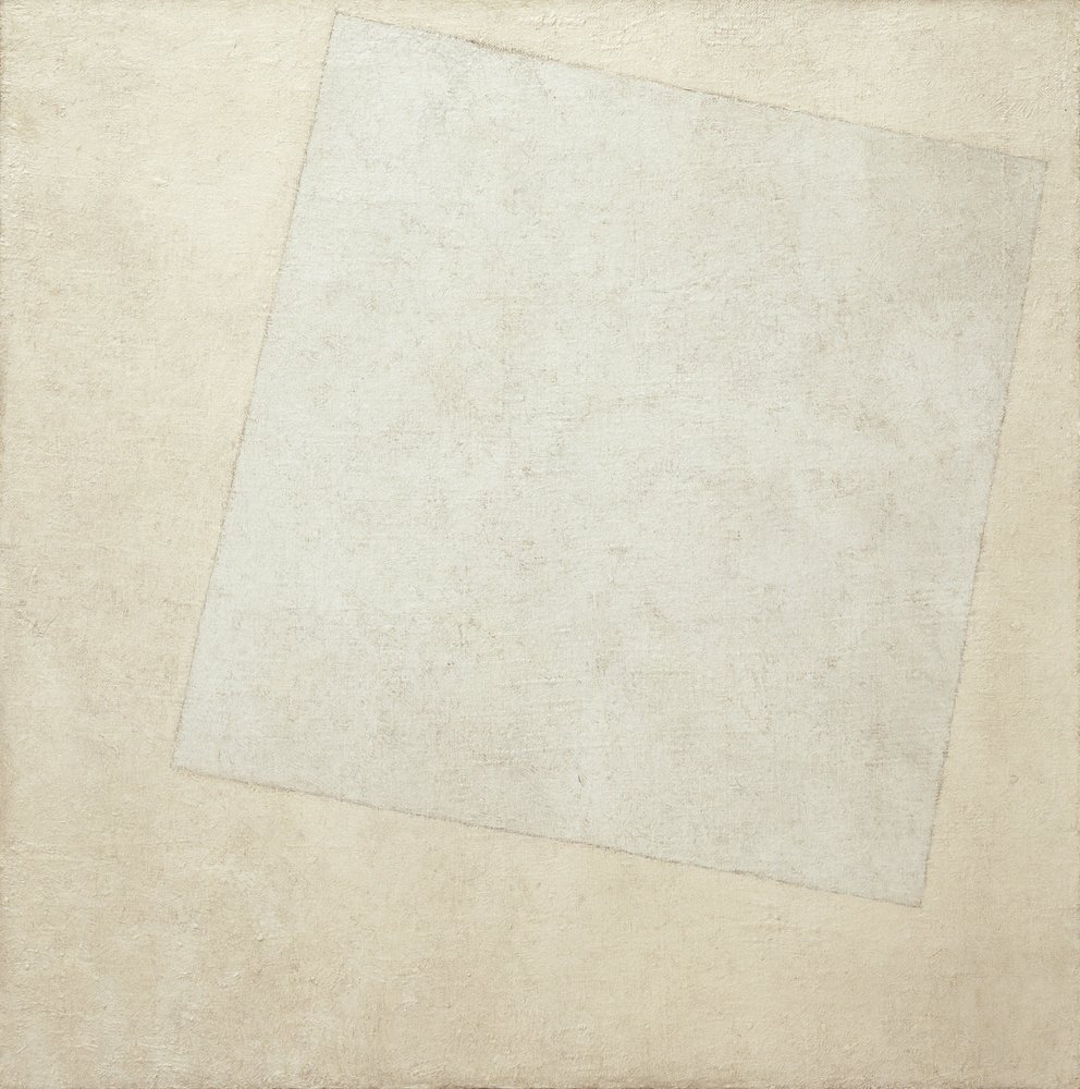 Suprematistische Komposition: Weiß auf Weiß von Kazimir Severinovich Malevich