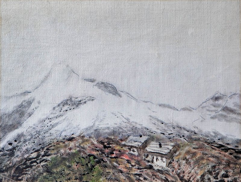 Tatra im Winter von Laszlo Mednyanszky