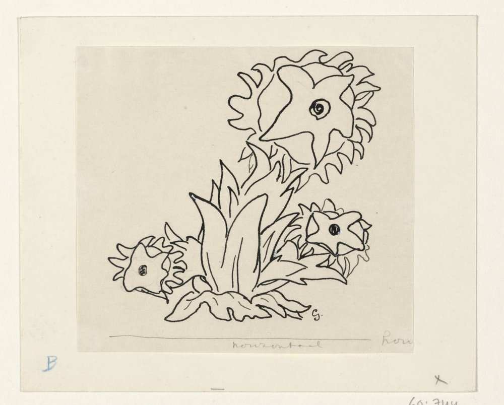 Blumen von Leo Gestel (signed by artist)