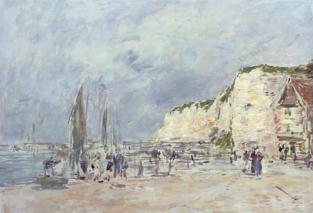 Die Klippen bei Dieppe und das „Petit Paris“ von Eugene Louis Boudin