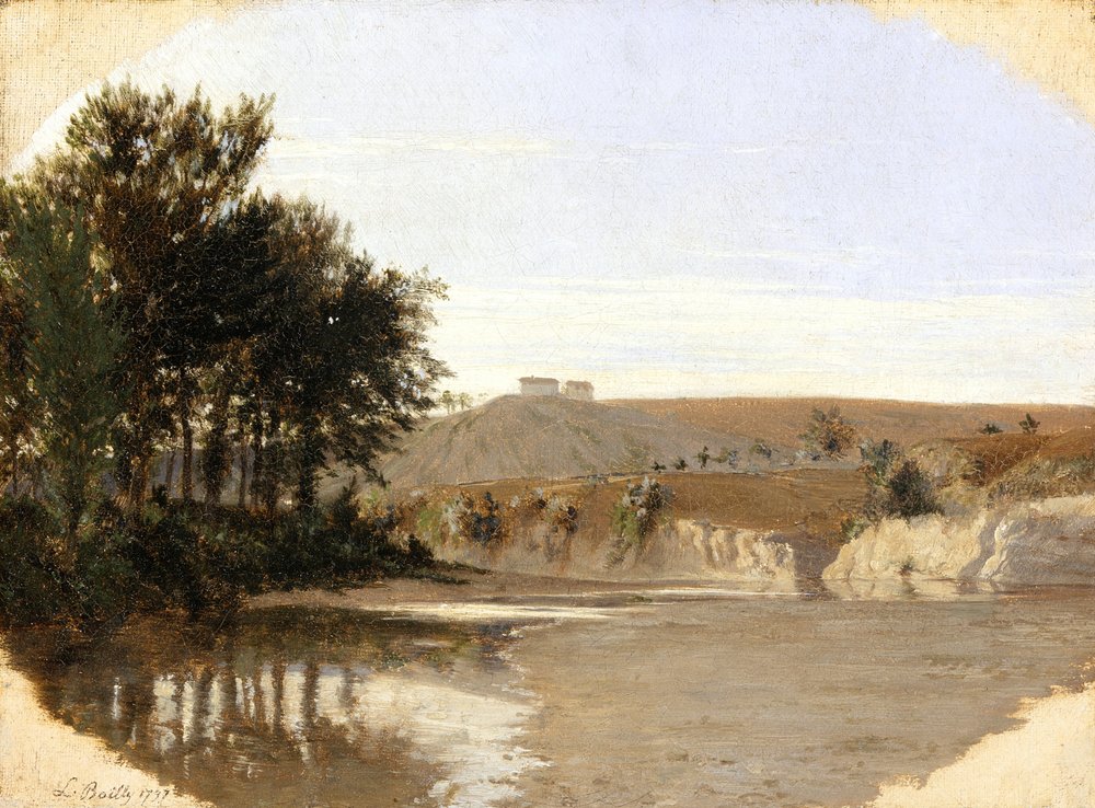 Blick auf einen See, 1797 von Louis Leopold Boilly