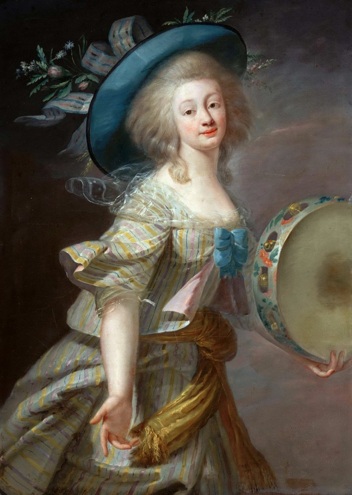 Porträt einer Tänzerin, um 1780 von Elisabeth Louise Vigee-Lebrun