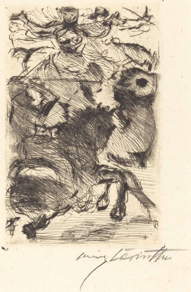 Adhba die Kamelin von Lovis Corinth