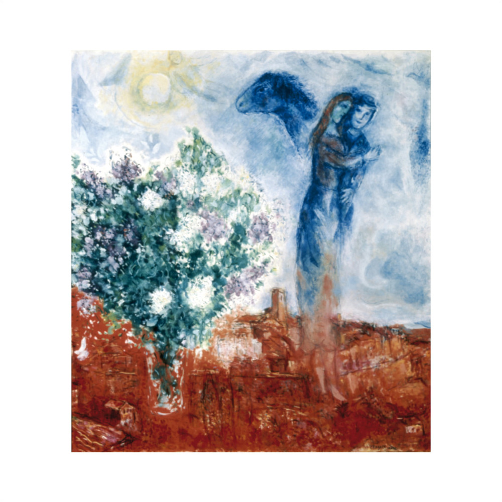 Die Liebenden über St. Paul von Marc Chagall