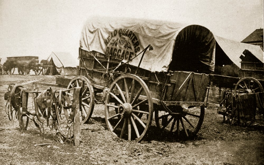 General U. S. Grants Gepäckwagen, 1861-65 von Mathew B. Brady