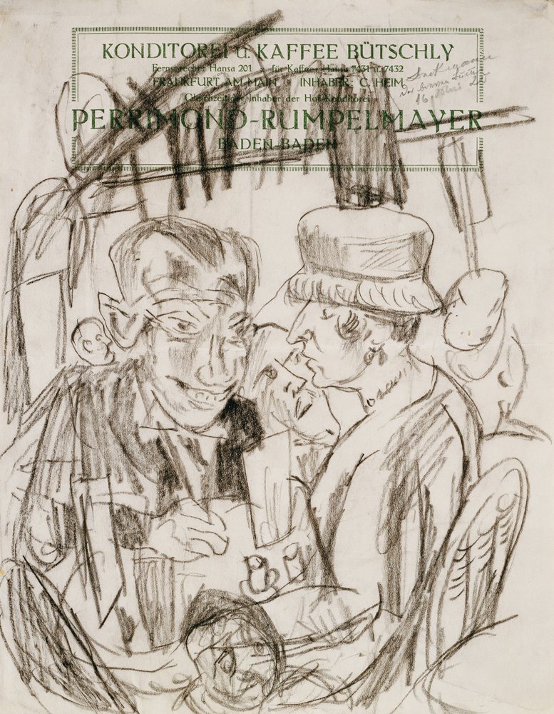 Caféleben von Max Beckmann