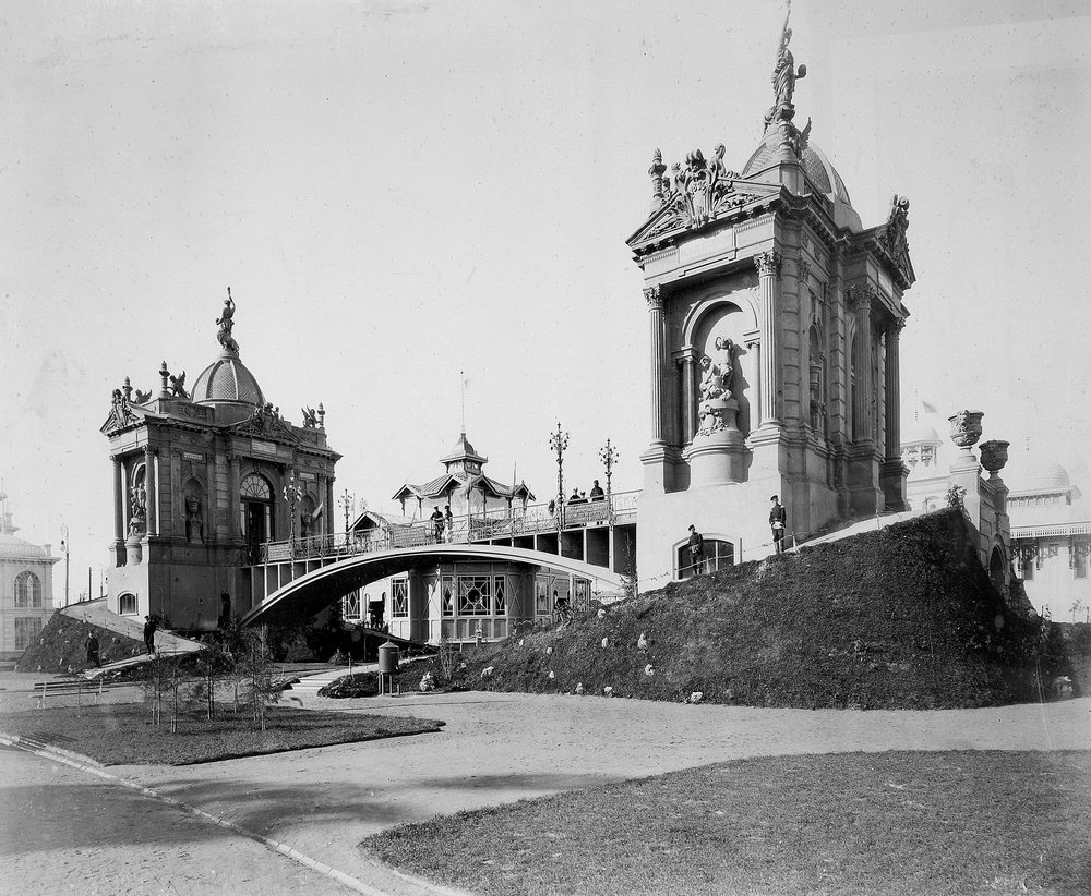 Betonbrücke, die All-Russia Ausstellung, Nischni Nowgorod, Russland, 1896 von Maxim Dmitriev
