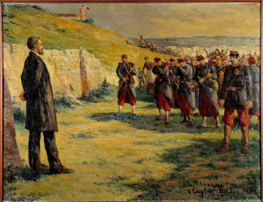 Pariser Kommune: Tod von Eugène Varlin von Maximilien Luce