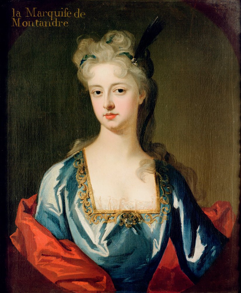 Porträt von Mary Anne Spanheim (1682-1772), Ehefrau von François de La Rochefoucauld, Marquis de Montandre von Michael Dahl