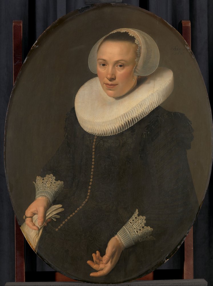 Porträt von Maria Swartenhont von Nicolaes Pickenoy Pickenoy