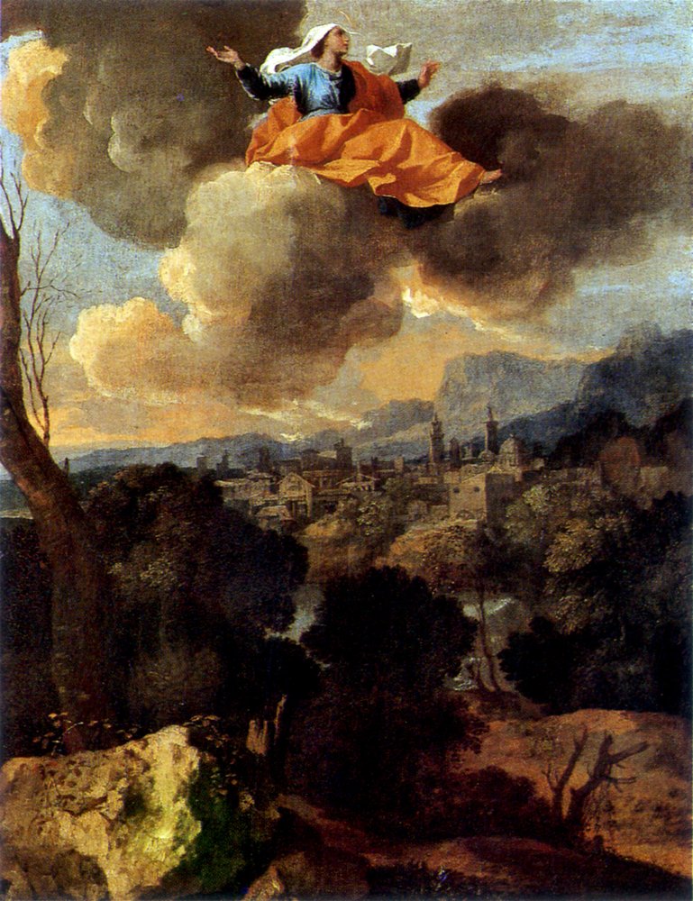 Die wunderbare Überführung der heiligen Rita von Cascia von Nicolas Poussin