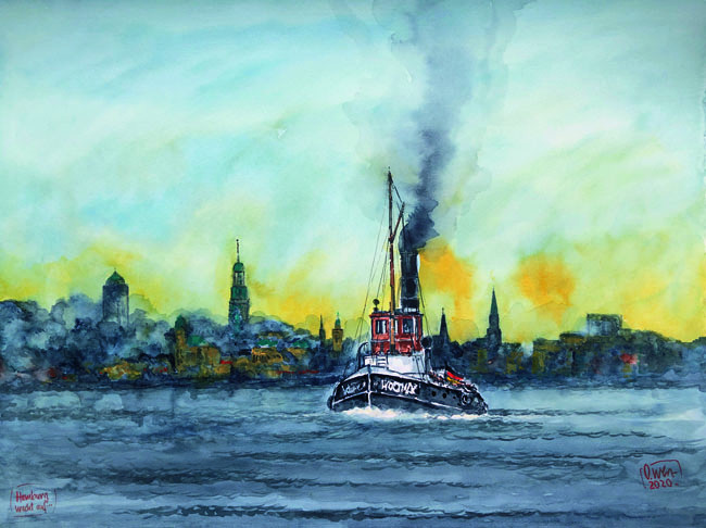 Hamburg wacht auf von Ole West