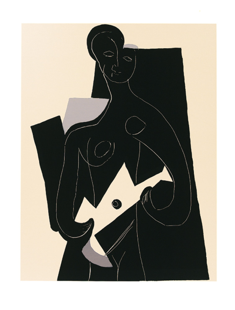 Frau mit Gitarre von Pablo Picasso