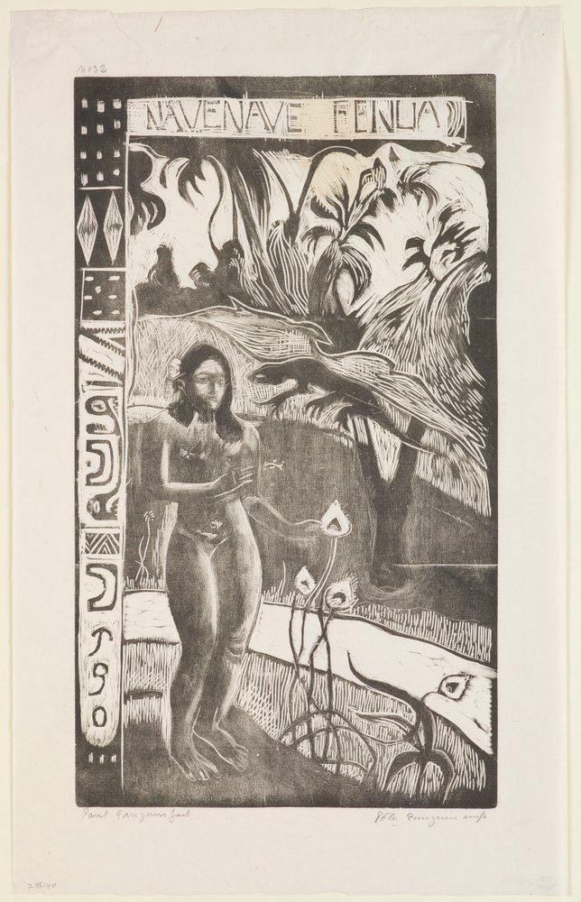 Nave Nave Fenua, aus der Serie „Noa Noa“ von Paul Gauguin