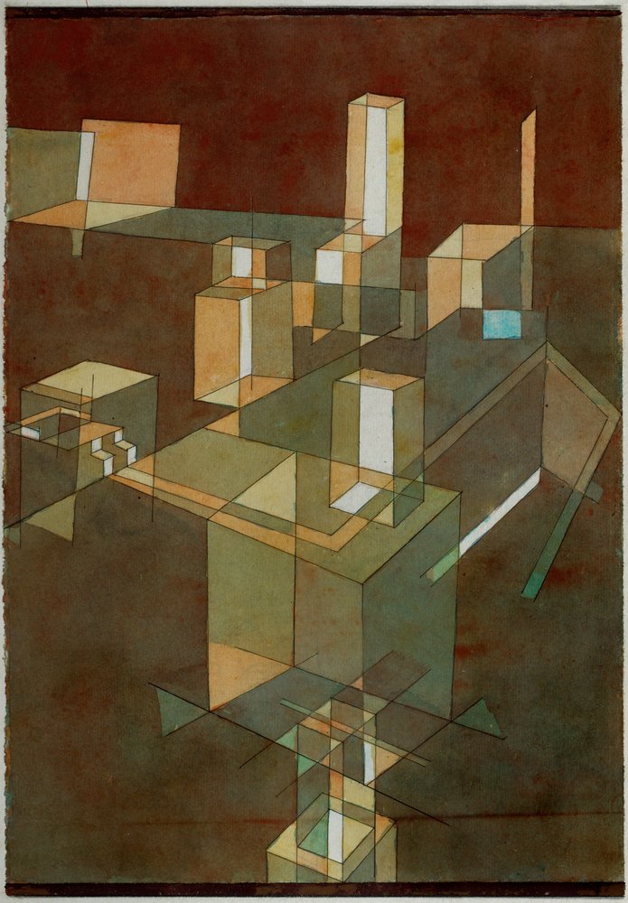 Italienische Stadt von Paul Klee