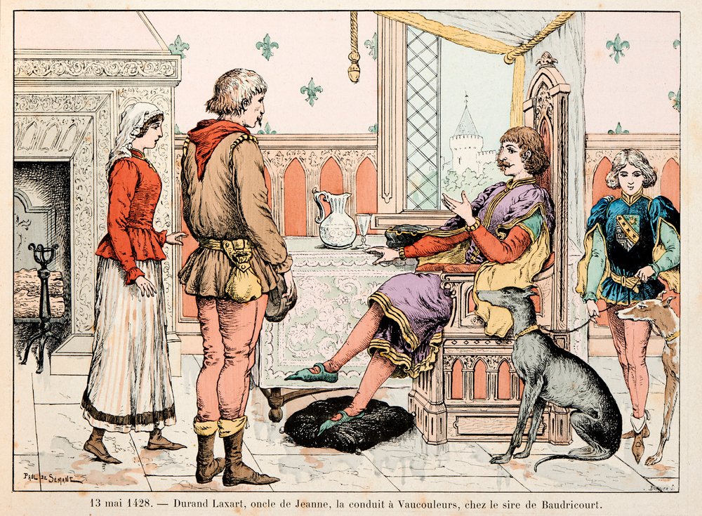 Illustration aus dem Buch „Jeanne d