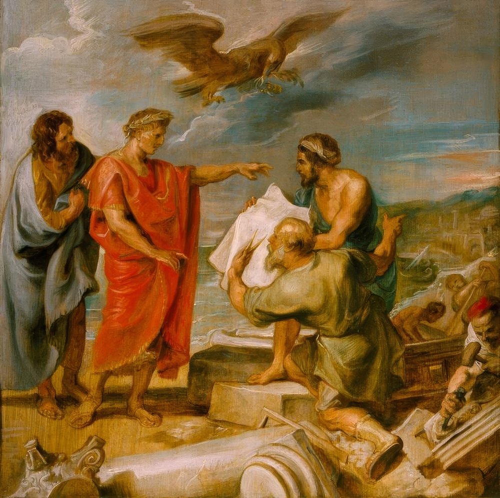 Die Gründung von Konstantinopel von Peter Paul Rubens
