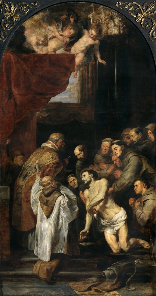 Die letzte Kommunion des heiligen Franziskus, 1619 von Peter Paul Rubens