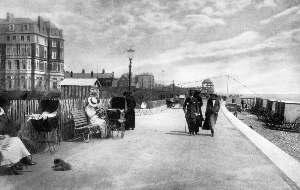 Die Parade, Bexhill-on-Sea, East Sussex, frühes 20. Jahrhundert von Photochrom Co Ltd of London