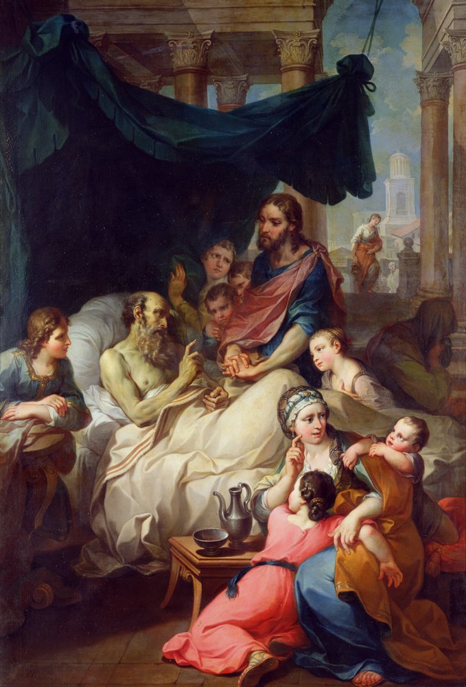 Tod von Tobias' Vater von Pierre Parrocel