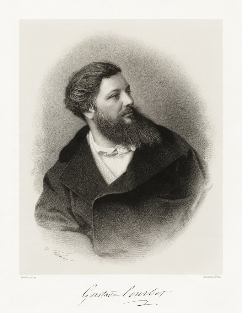 Gustave Courbet von Pierre Petit