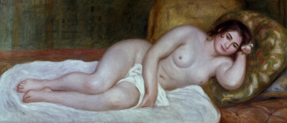 Liegende nackte Frau von Pierre-Auguste Renoir