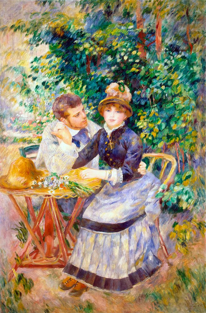 Im Garten, 1885 von Pierre-Auguste Renoir