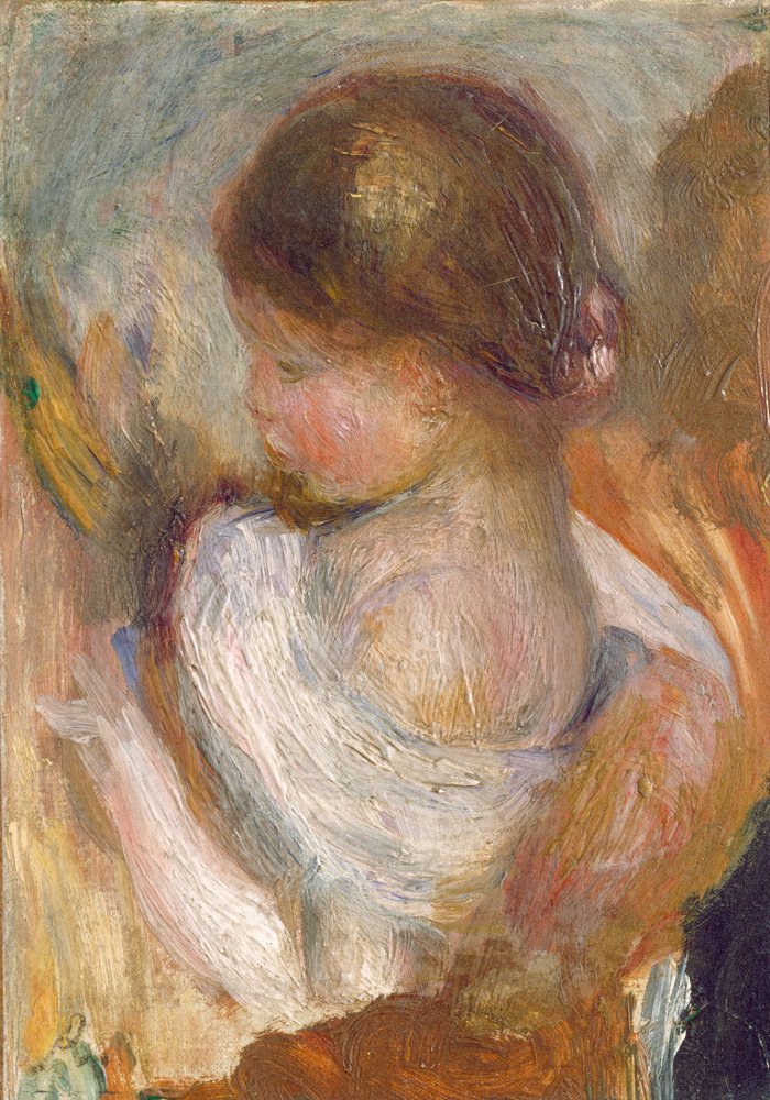 Junges Mädchen beim Lesen, ca. 1888 von Pierre-Auguste Renoir