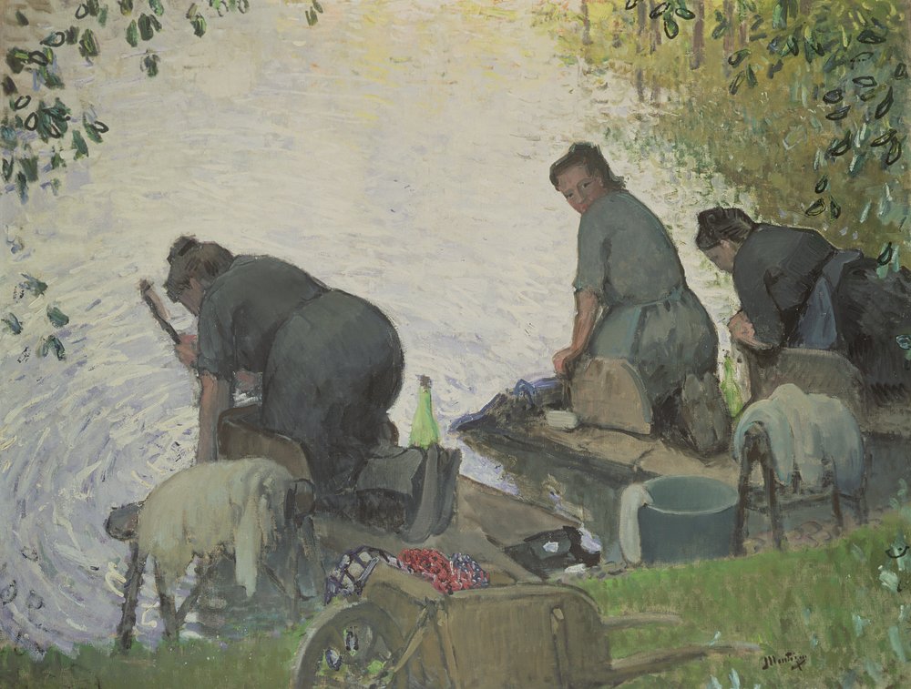 Die Wäscherinnen von Pierre Eugene Montezin