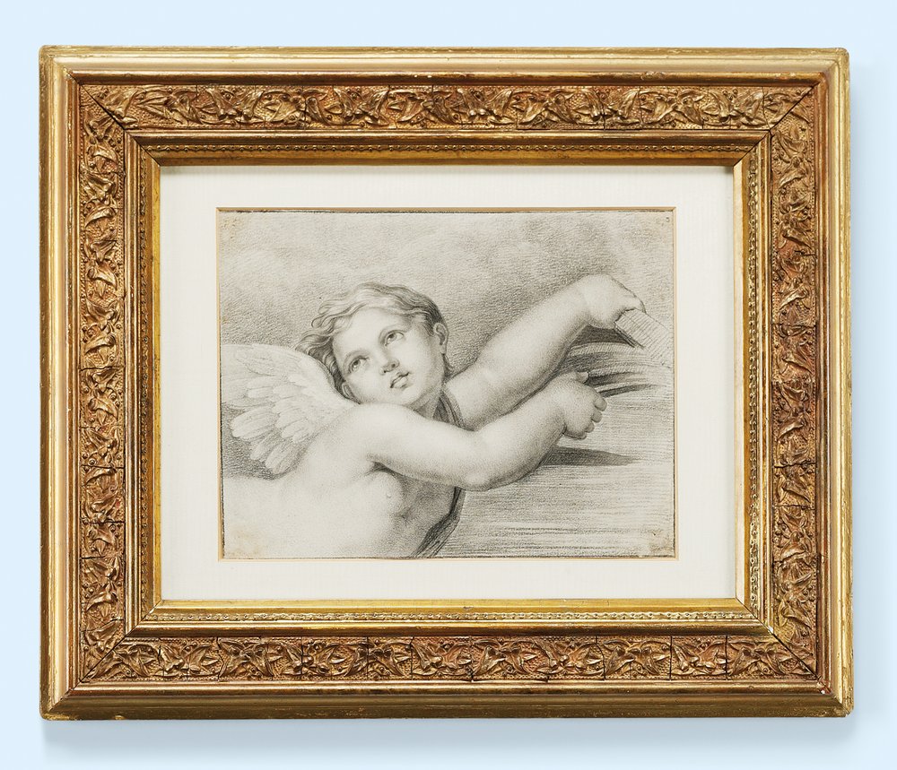 Kopf eines Putto von after Raphael