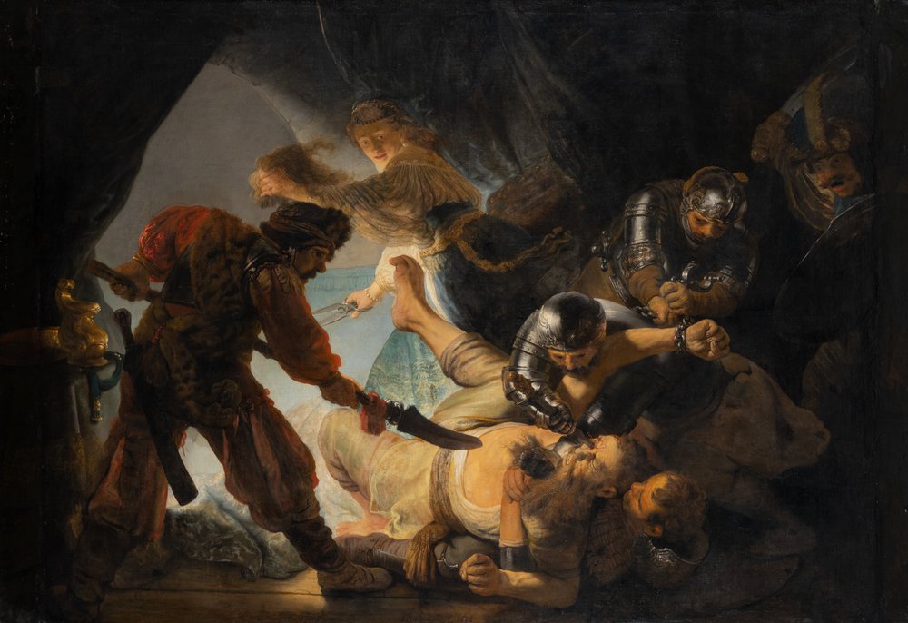 Die Blendung Simsons von Rembrandt Harmensz. van Rijn