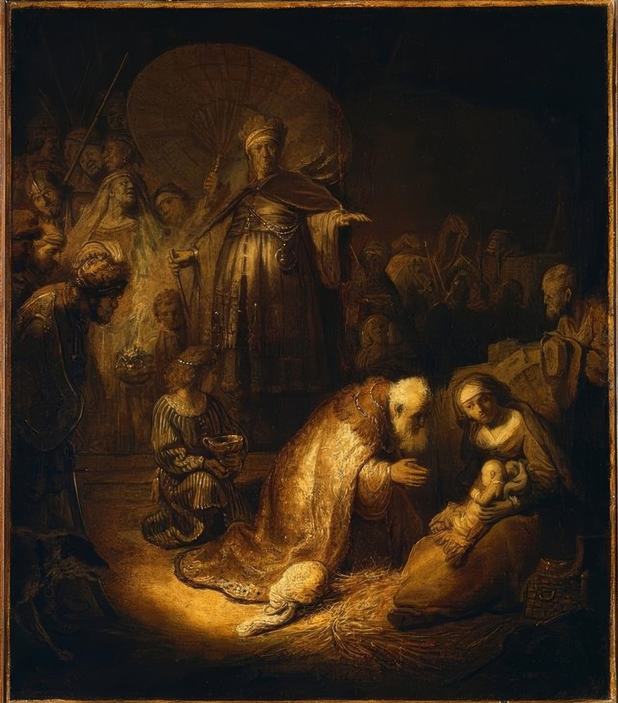 Anbetung der Könige von Rembrandt van Rijn