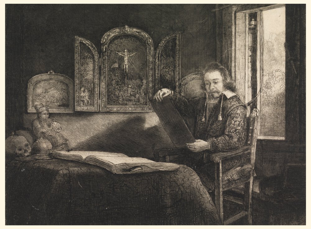 Porträt von Abraham Francen von Rembrandt van Rijn