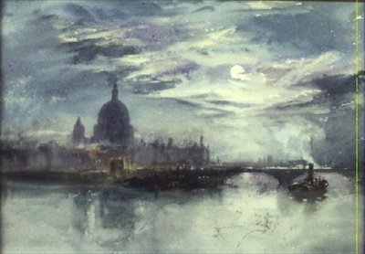Blick auf die Themse mit St. Paul
