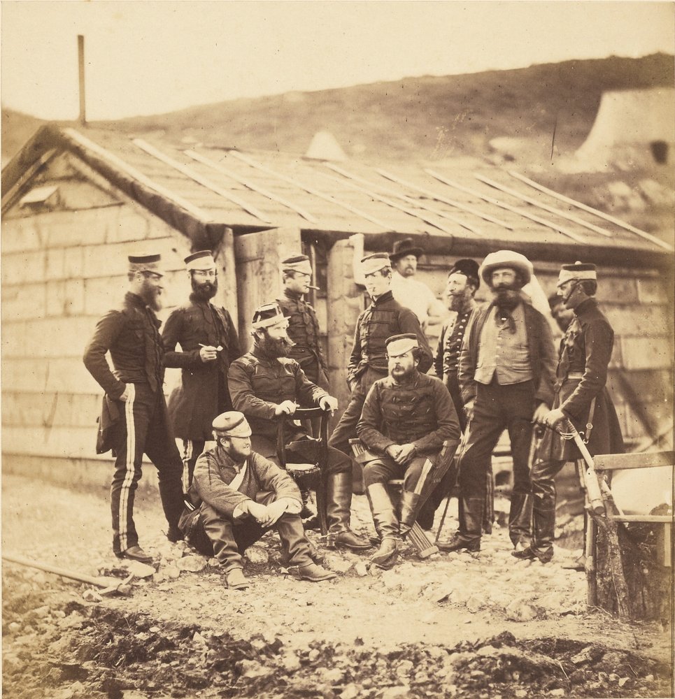 Offiziere des 4. leichten Dragonerregiments von Roger Fenton