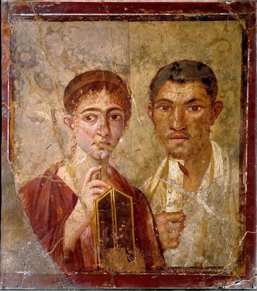 Pasquius Proculus und seine Frau von Roman: Kunstdruck