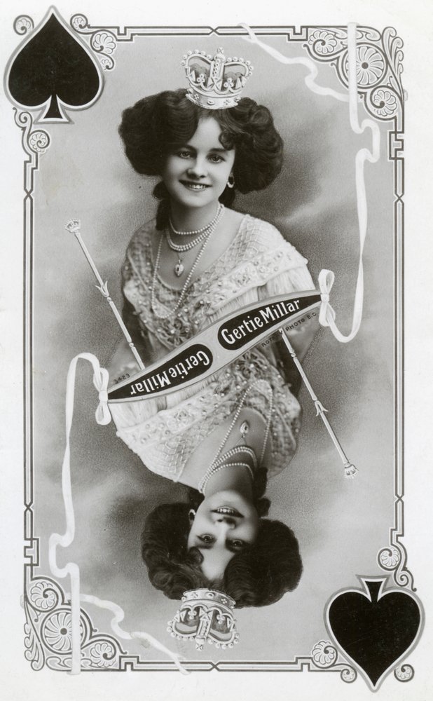 Gertie Millar, britische Schauspielerin und Sängerin von Rotary Photo
