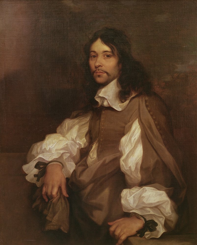 Mann mit schwarzen Bändern, 1657-58 von Sébastien Bourdon