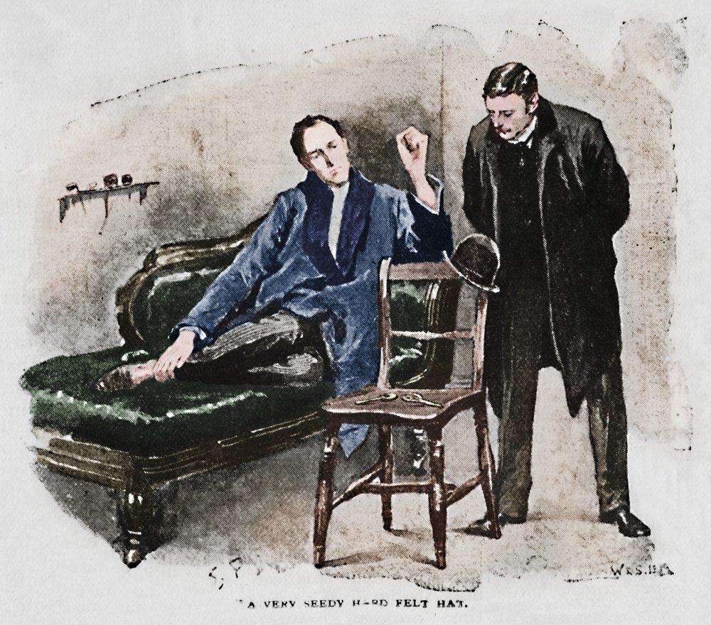 Ein sehr schäbiger Filzhut von Sidney Paget