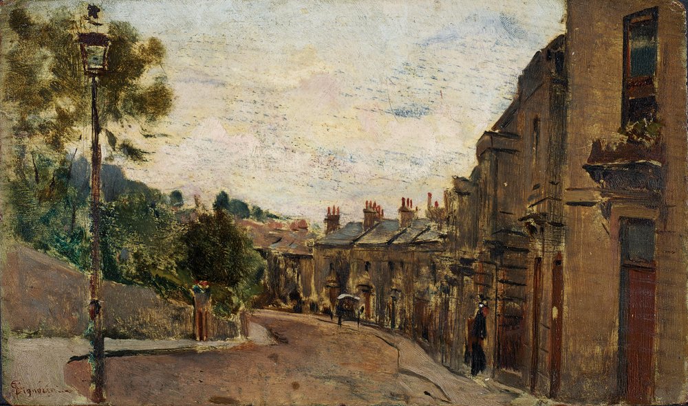 Bath, Berkeley Place von Telemaco Signorini
