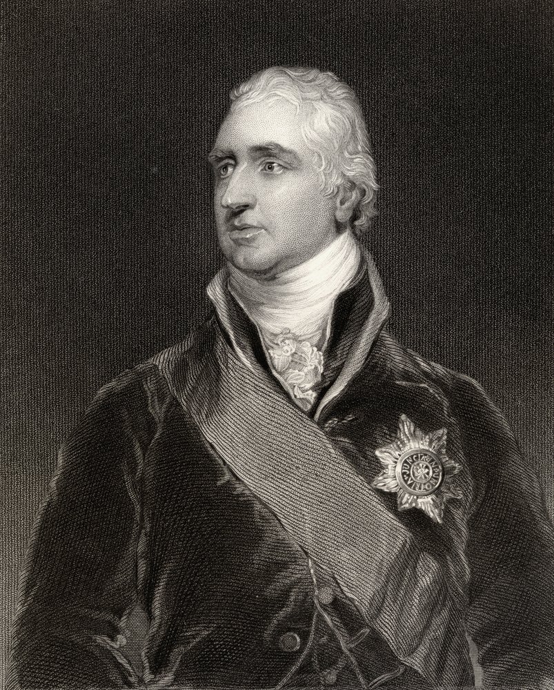 Charles Whitworth, 1. Earl Whitworth, gestochen von Henry Robinson (tätig 1827-72), aus „National Portrait Gallery, Band II“, veröffentlicht um 1835 von Thomas Lawrence