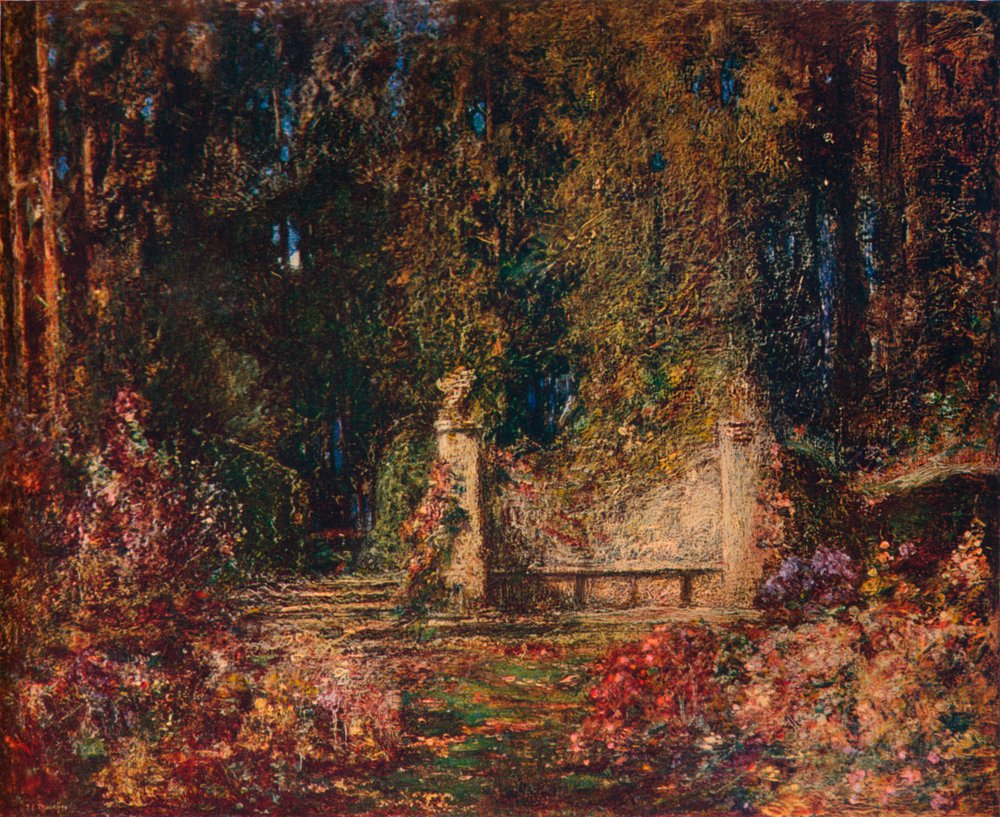 Der Garten der Erinnerung von Thomas Mostyn Kunstdruck