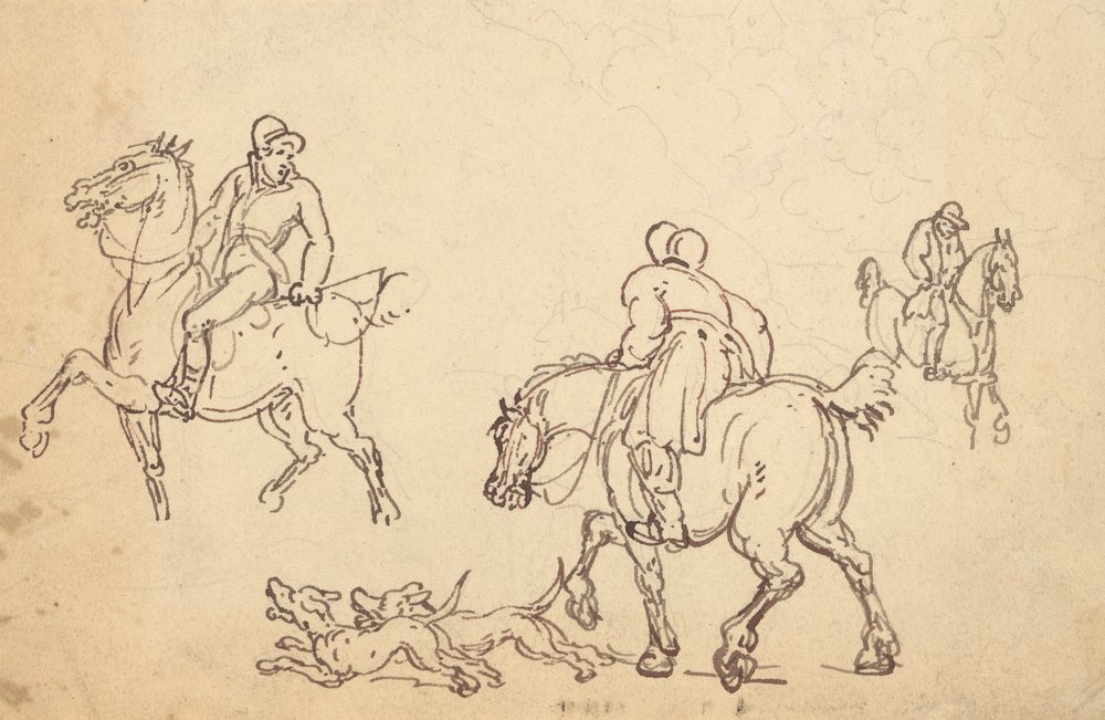 Albumzeichnung von Thomas Rowlandson
