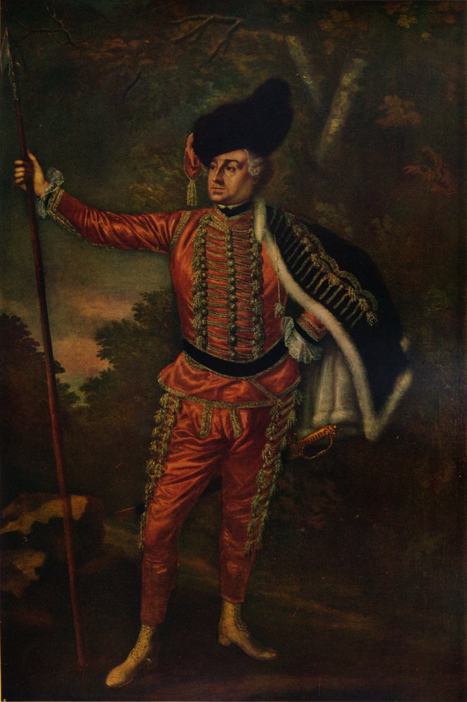 David Garrick als Tancred, 1938 von Thomas Worlidge
