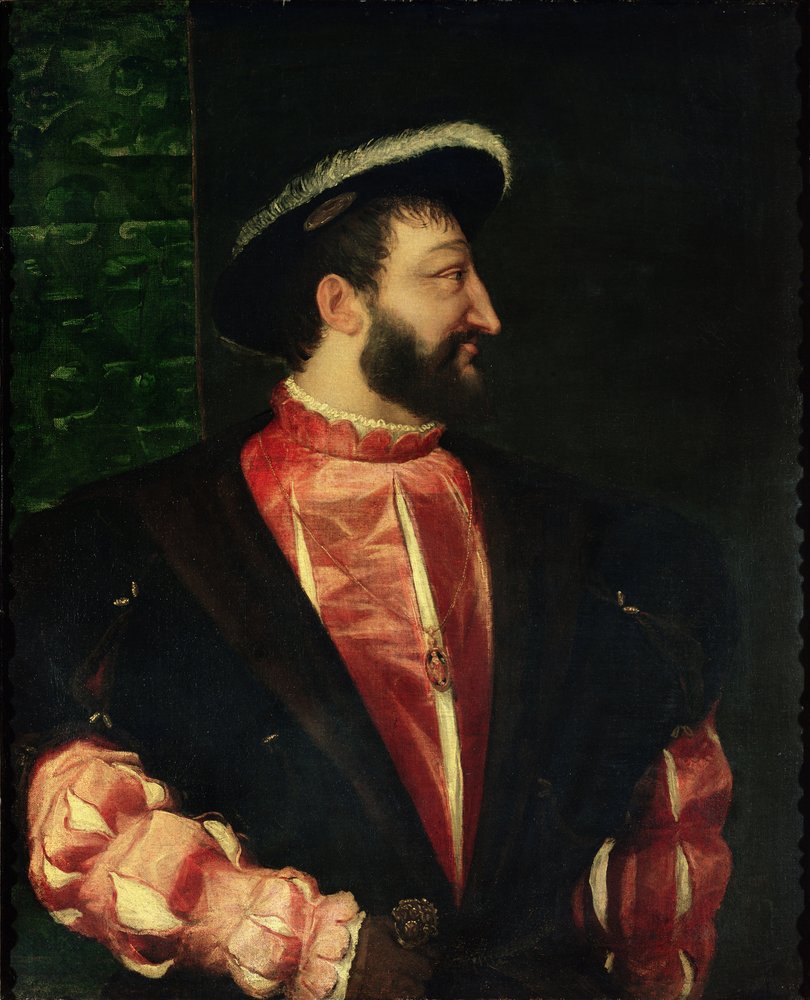 Porträt von Franz I. (1494-1547) 1538 von Tiziano Vecelli