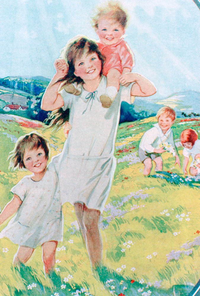 Werbung für Wrights Kohleteerseife (Detail), 1920er von Unbekannt