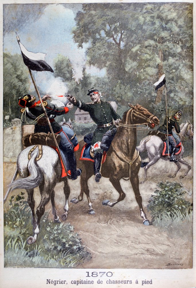 Hauptmann der Jäger, Der Deutsch-Französische Krieg, 1870, 1899 von Unbekannt