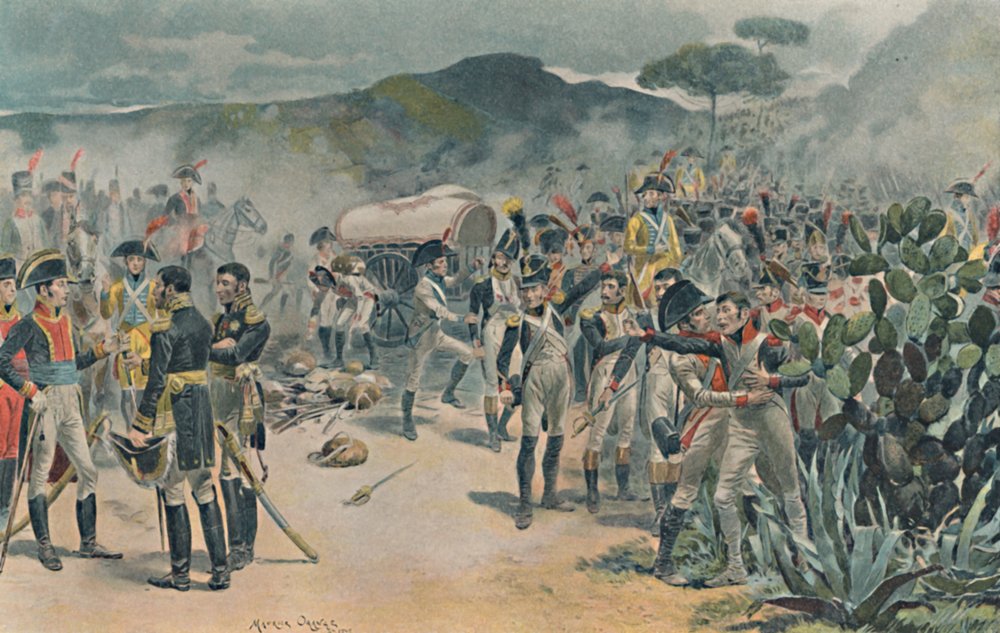 Die Kapitulation von Bailén, 1808, 1896 von Unbekannt